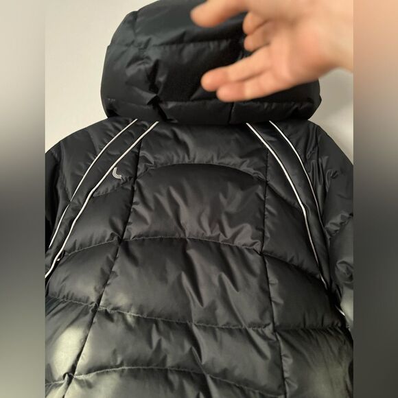 Lole Live Out Loud Every Day black hooded puffer jacket, NWOT, excellent shape,L - Picture 9 of 16